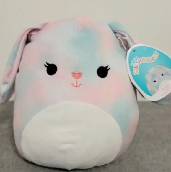 Squishmallows Toys 8 Eliana The Cotton Candy Bunny Rabbit Nwt